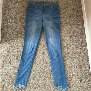 Light blue stretchy skinny jeans